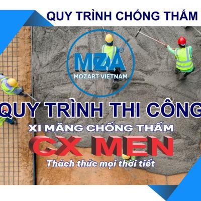 Quy trình chống thấm CXMEN